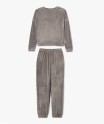 Pyjama en velours avec inscription Chicago fille